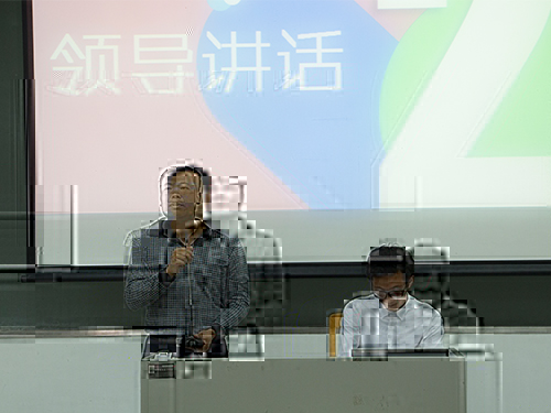 學生處副處長劉軍講話