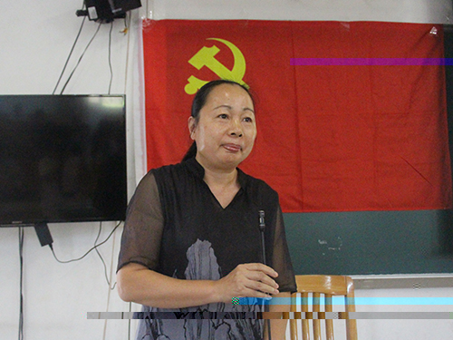 黃曉梅作動員講話